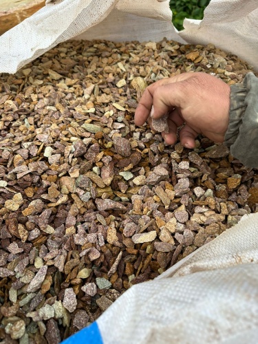 Златолит персиковый декоративная каменная крошка купить в Воскресенске