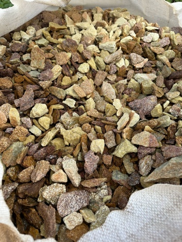 Златолит персиковый декоративная каменная крошка купить в Воскресенске