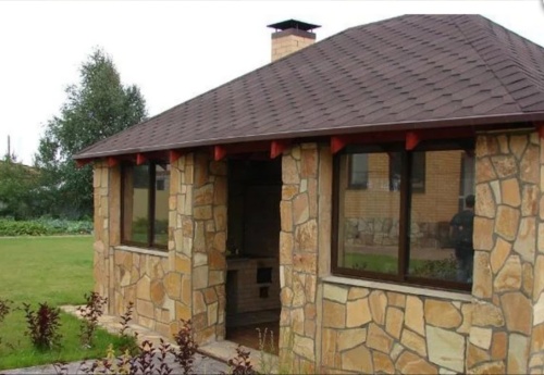 Плитняк златолит жёлтый для фасада 1,5-3 см купить в Воскресенске