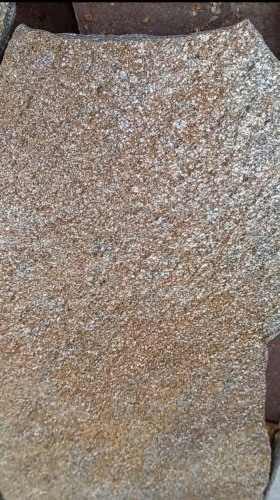 Плитняк златолит серебристый для цоколя, отмостки купить в Воскресенске