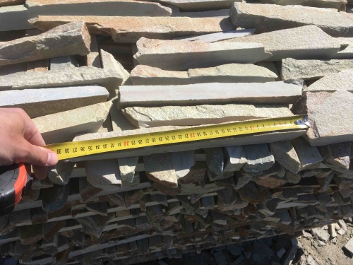 Горбушка златолит золотистый для облицовки купить в Воскресенске