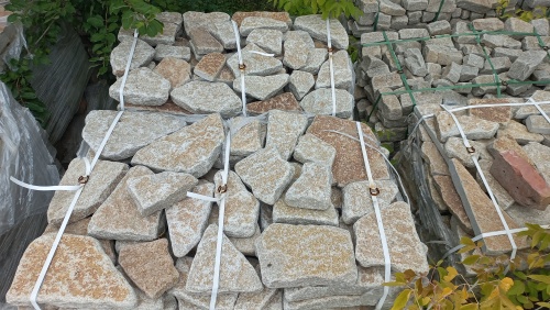 Гранитный плитняк галтованный для парковки купить в Воскресенске